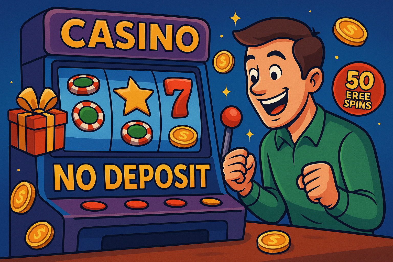 Казино без депозита: как начать играть без вложений